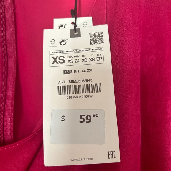 Zara pink wrap dress - Picture 4 of 4